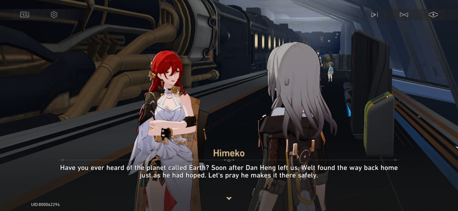 Himeko talks about what happened to the Nameless members (Image via HoYoverse)